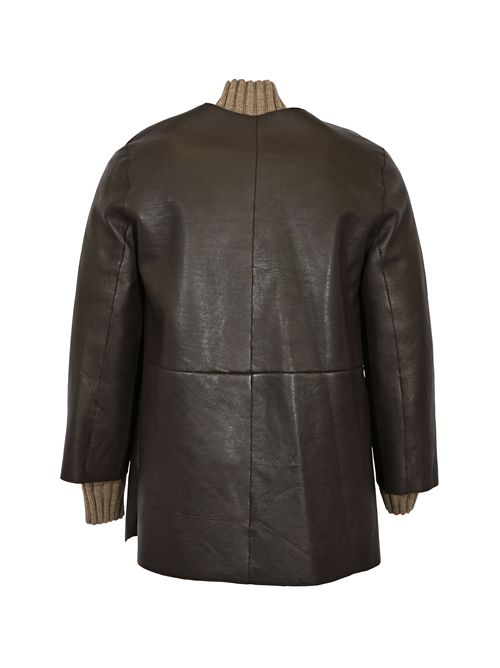 Giubbotto Dom Winter reversibile Dark brown LEATHER AUTHORITY | DOM WINTER REVERSIBLE06
